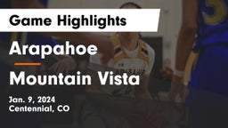 Arapahoe  vs Mountain Vista  Game Highlights - Jan. 9, 2024