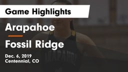 Arapahoe  vs Fossil Ridge  Game Highlights - Dec. 6, 2019