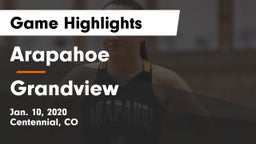 Arapahoe  vs Grandview  Game Highlights - Jan. 10, 2020
