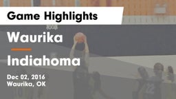 Waurika  vs Indiahoma  Game Highlights - Dec 02, 2016