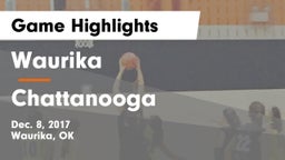 Waurika  vs Chattanooga  Game Highlights - Dec. 8, 2017