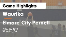 Waurika  vs Elmore City-Pernell Game Highlights - Nov. 30, 2018