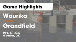 Waurika  vs Grandfield  Game Highlights - Dec. 17, 2020