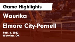 Waurika  vs Elmore City-Pernell  Game Highlights - Feb. 8, 2022