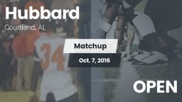 Matchup: Hubbard  vs. OPEN 2016