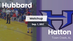 Matchup: Hubbard  vs. Hatton  2017