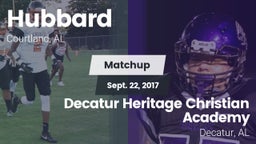 Matchup: Hubbard  vs. Decatur Heritage Christian Academy  2017