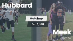 Matchup: Hubbard  vs. Meek  2017