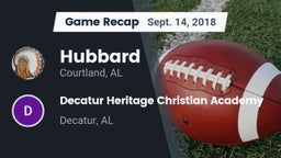 Recap: Hubbard  vs. Decatur Heritage Christian Academy  2018