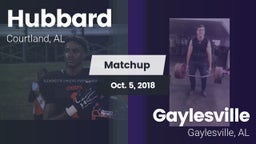 Matchup: Hubbard  vs. Gaylesville  2018