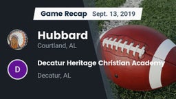 Recap: Hubbard  vs. Decatur Heritage Christian Academy  2019