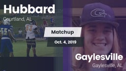Matchup: Hubbard  vs. Gaylesville  2019