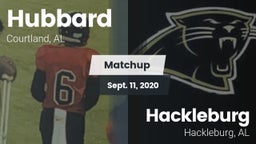 Matchup: Hubbard  vs. Hackleburg  2020