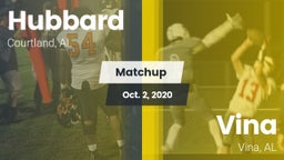 Matchup: Hubbard  vs. Vina  2020