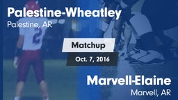 Matchup: Palestine-Wheatley vs. Marvell-Elaine  2016