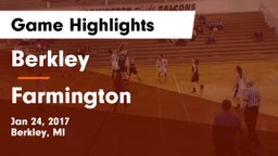 Berkley  vs Farmington Game Highlights - Jan 24, 2017