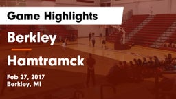 Berkley  vs Hamtramck Game Highlights - Feb 27, 2017