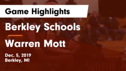 Berkley Schools vs Warren Mott  Game Highlights - Dec. 5, 2019
