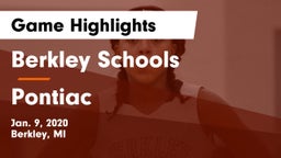 Berkley Schools vs Pontiac Game Highlights - Jan. 9, 2020