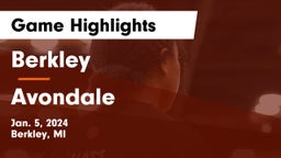 Berkley  vs Avondale  Game Highlights - Jan. 5, 2024