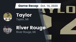 Recap: Taylor  vs. River Rouge  2020
