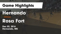 Hernando  vs Rosa Fort  Game Highlights - Dec 03, 2016