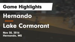 Hernando  vs Lake Cormorant  Game Highlights - Nov 30, 2016