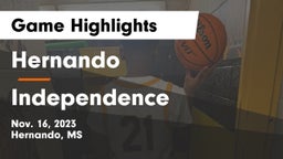Hernando  vs Independence  Game Highlights - Nov. 16, 2023