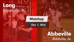 Matchup: Long  vs. Abbeville  2016
