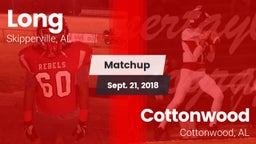 Matchup: Long  vs. Cottonwood  2018