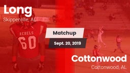 Matchup: Long  vs. Cottonwood  2019