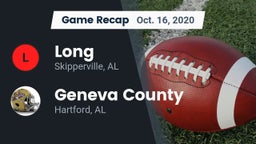 Recap: Long  vs. Geneva County  2020