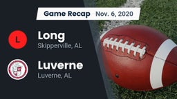 Recap: Long  vs. Luverne  2020