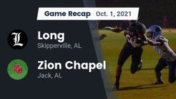 Recap: Long  vs. Zion Chapel  2021