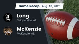 Recap: Long  vs. McKenzie  2023