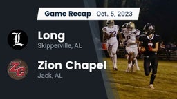 Recap: Long  vs. Zion Chapel  2023