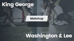 Matchup: King George High vs. Washington & Lee 2016