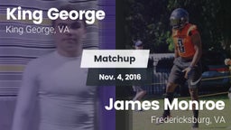 Matchup: King George High vs. James Monroe  2016