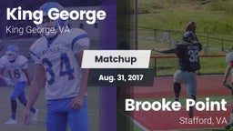 Matchup: King George High vs. Brooke Point  2017