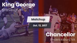 Matchup: King George High vs. Chancellor  2017