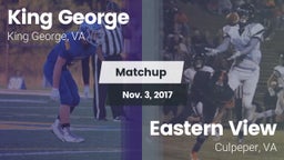 Matchup: King George High vs. Eastern View  2017