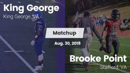 Matchup: King George High vs. Brooke Point  2018