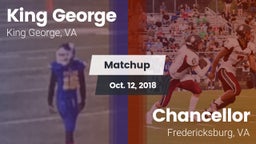 Matchup: King George High vs. Chancellor  2018