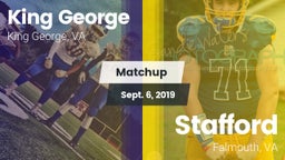 Matchup: King George High vs. Stafford  2019