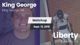 Matchup: King George High vs. Liberty  2019