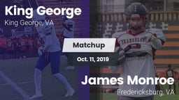 Matchup: King George High vs. James Monroe  2019
