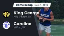 Recap: King George  vs. Caroline  2019