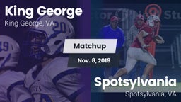 Matchup: King George High vs. Spotsylvania  2019