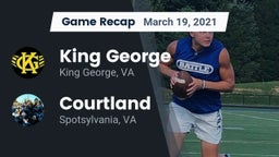 Recap: King George  vs. Courtland  2021