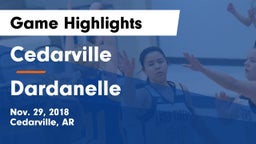Cedarville  vs Dardanelle  Game Highlights - Nov. 29, 2018
